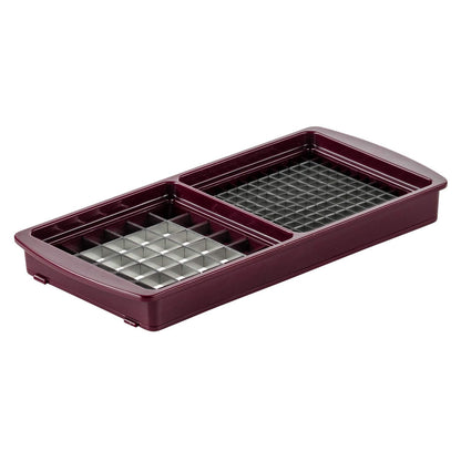 Genius Nicer Dicer Plus Gemüseschneider - 18tlg. Rubinrot