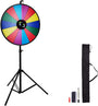 VEVOR Glücksrad 61 cm – Höhenverstellbares Metallstativ, 14 Felder