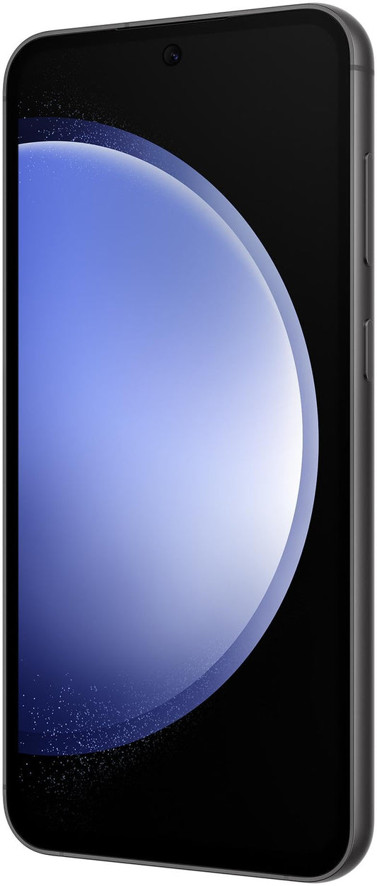 Samsung Galaxy S23 FE 5G Smartphone 128GB Graphite Dual SIM: Rechteckiges, graphitfarbenes Mobilgerät für Kommunikation & Apps.
