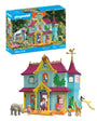 PLAYMOBIL 71852 Animals & Friends Kunterbunte Tier-Villa ab 4 Jahren, farbenfrohe Spielvilla mit Tierfiguren