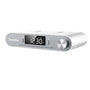 TechniSat Viola Küchenradio: Unterbauradio mit UKW und Bluetooth, silber, LED-Display