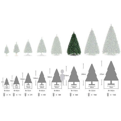 SALCAR Künstlicher Weihnachtsbaum 210 cm Kunsttannenbaum