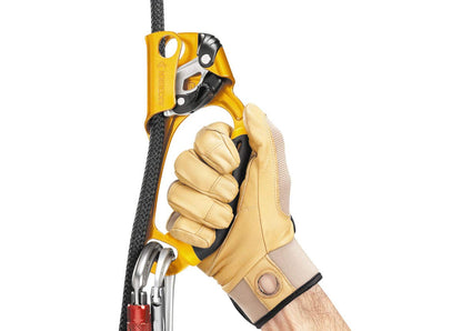 PETZL ASCENSION Seilklemme für Seilaufstieg - Rechts, Gelb