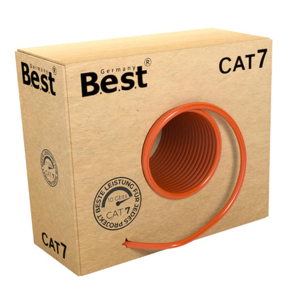 CAT 7 Simplex Netzwerkkabel S/FTP Verlegekabel LSZH - 100m