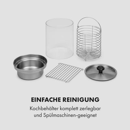 Klarstein Wurstfabrik Pro 550 Hot Dog Maker – Silber
