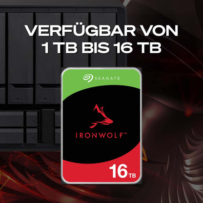 Seagate IronWolf 4TB NAS-Festplatte, 3.5 Zoll, SATA 6Gb/s, 5400 U/min