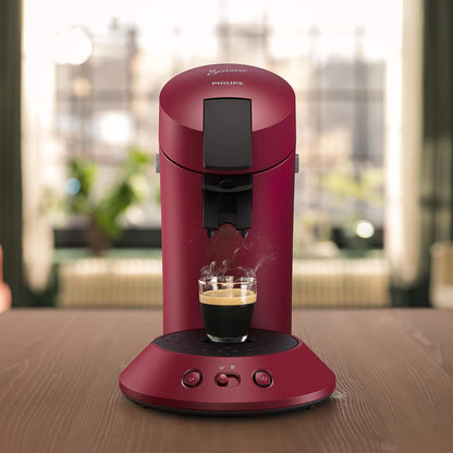 Philips Senseo Original Plus Kaffeepadmaschine - rot CSA210/90