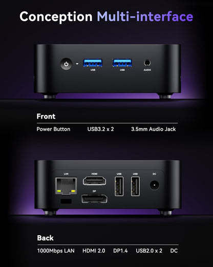 ACEMAGICIAN Vista Mini V1 Mini PC N97 16GB 1TB Win11 Pro