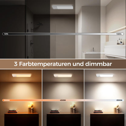 SNADER LED Deckenleuchte mit Bewegungsmelder, Akku und Fernbedienung