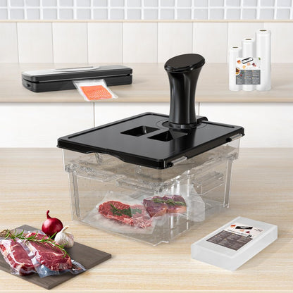 Universal Sous Vide Behälter Set 11L mit Rack & Deckel Polycarbonat