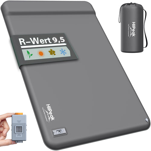 HiiPeak Isomatte HPK-CM09 – Camping-Schlafmatte mit Kissen, R-Wert 9,5