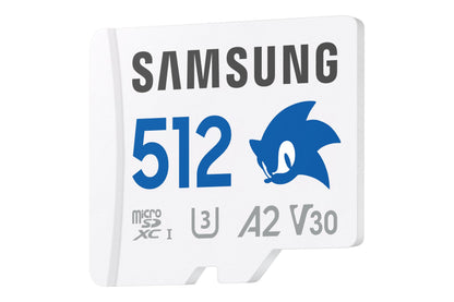 Samsung Sonic the Hedgehog microSD Karte 512GB + SD-Adapter