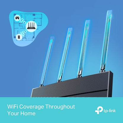 TP-Link Archer AX18 WLAN Router, Wi-Fi 6, AX1500, 4 Gigabit-Ports