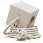 Avolt Square 1 Steckdosenwürfel - Nomad Sand USB-C 1.8m. Sandfarbener Stromwürfel mit USB-C Port zur Stromversorgung.