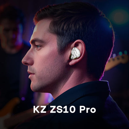 LINSOUL KZ ZS10 Pro In-Ear Monitor - Schwarz (Ohne Mic)