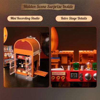 PANTASY Retro-Jukebox Bauset mit Mechanik, Sound und Münzfunktion