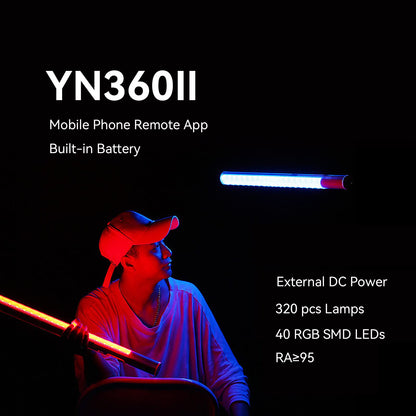 Yongnuo YN360-II Icelight – RGB Bi-Color LED mit Akku