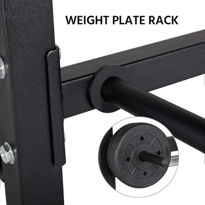 Yaheetech Hantelständer 3 Ebenen, Stahl, bis 300 kg belastbar