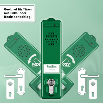 TMS PRO SHOP Türwächter ABUS Zylinderschloss verschiedenschliessend grün