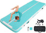 MEKETUM Air Track Turnmatte 3m, aufblasbare Gymnastikmatte, Grün – für Gymnastik und Tumbling