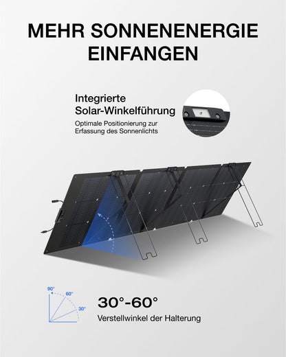 EF ECOFLOW 220W Solarpanel faltbar für DELTA/RIVER Powerstation
