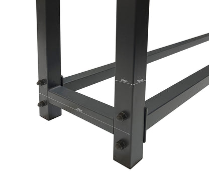 QUICK STAR Metall Kaminholzregal Anthrazit 200x115cm mit Schutzhülle