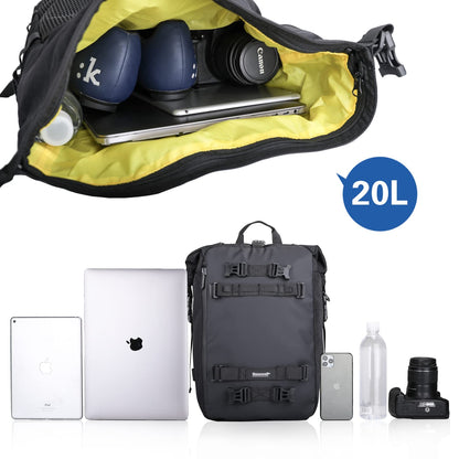 Rhinowalk Motorradtasche MT21620, modulare Hecktasche 20L schwarz