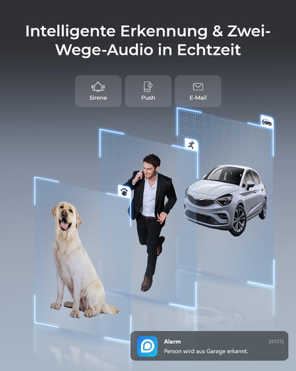 Reolink RLC-840A 4K PoE Kamera – IK10 Schutz, Farbnachtsicht