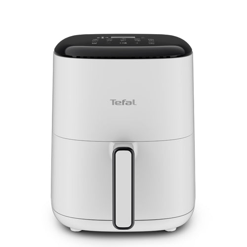 Tefal Easy Fry Compact Heissluftfritteuse - 3L Nube EY145A. Kompaktes, hellgraues Gerät. Frittiert, brät, backt fettarm mit Heissluft.