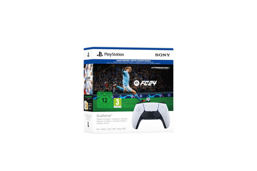 Playstation DualSense Wireless-Controller - FC 24 Bundle. Ergonomischer Funk-Controller, steuert PS5-Spiele, für EA Sports FC 24 optimiert.