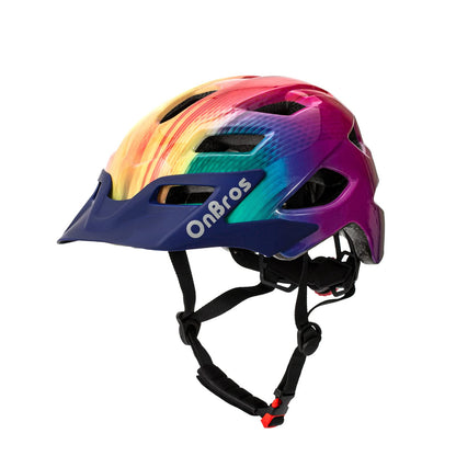OnBros Kinderfahrradhelm 50–57 cm, leicht und einstellbar, mit abnehmbarem Visier
