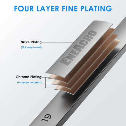 ENEACRO Gelenk-Ratschenschlüssel Set 14tlg. 6-19mm Flex-Kopf