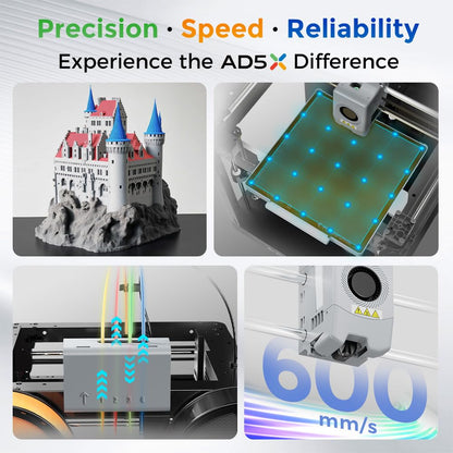 FLASHFORGE AD5X Desktop FDM-3D-Drucker - 4 Farben