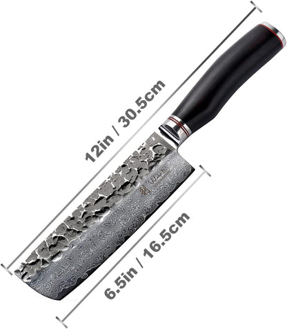 Wakoli EBO Premium Nakirimesser 16.5cm Damaststahl