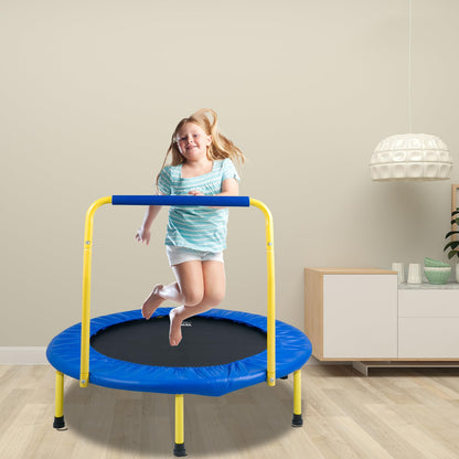 VEVOR Mini Fitness Trampolin Klappbar - Indoor/Outdoor, Blau