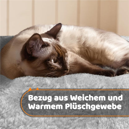 Yaheetech Kratzbaum 174 cm Katzenbaum – Gross, Kletterbaum Hellgrau