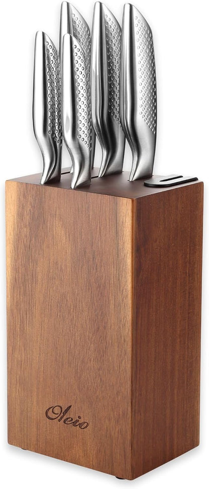 Oleio Maestro Messerblock Set 5-tlg. - Akazienholz Edelstahl