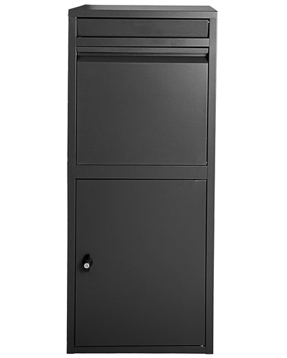 Ondis24 Korona Paketbox, Paketbriefkasten mit Paketsafe, Schwarz