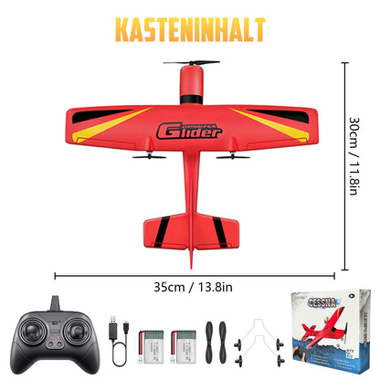 HAWK'S WORK RC Flugzeug Cessna RTF 2 CH 2,4 GHz für Anfänger