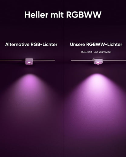 eufy E22 Festinstallierte Aussen-Lichterkette – Smart RGBWW 30m