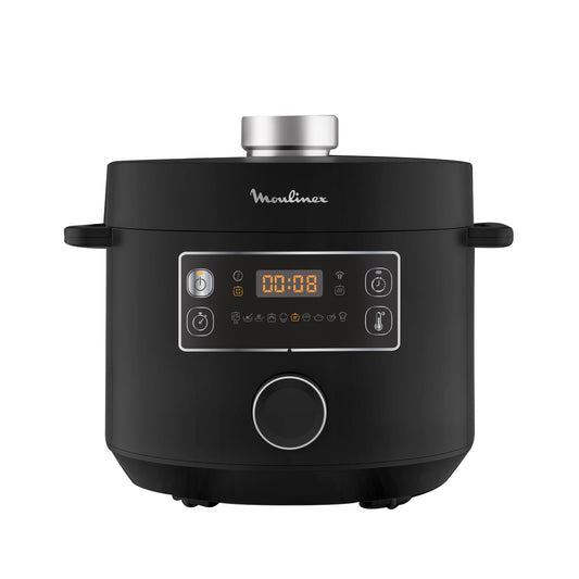 Moulinex Epic Turbo Cuisine CE7548 Elektrischer Schnellkochtopf Schwarz