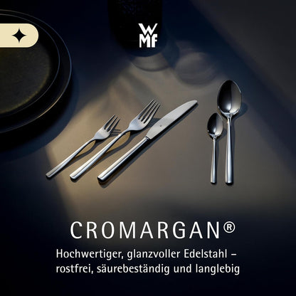 WMF Habitum Besteck Set 60-teilig, Cromargan Edelstahl, 12 Personen