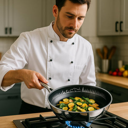 FIXLINE® BLACK FOREST Bratpfanne 28cm – Induktion Antihaft