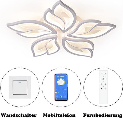 Moderne Dimmbare LED Deckenleuchte – Farbwechsel, 40-80W