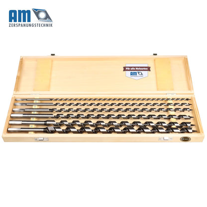 AM-Zerspanungstechnik Schlangenbohrer Set Holz Ø6-18 mm, 6-teilig