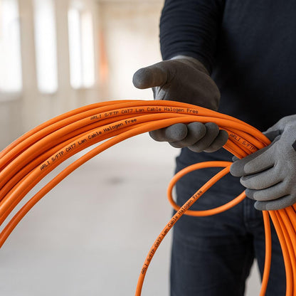 ARLI Cat7 Verlegekabel Netzwerkkabel - 100m SFTP Halogenfrei