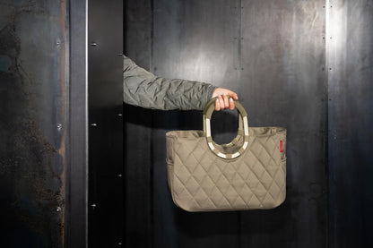 reisenthel loopshopper M Frame Rhombus Olive Einkaufstasche
