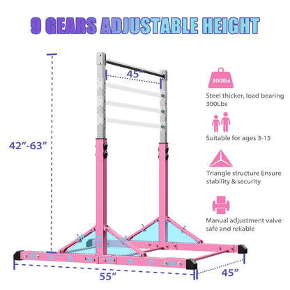 RokePro Gymnastik Turnreck - Faltbar, Höhenverstellbar Indoor/Outdoor