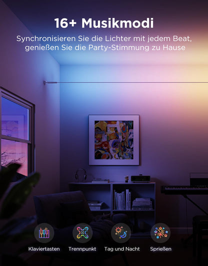 Govee LED Strip Skyline Kit RGBWWIC Streifen Matter-kompatibel - 4m