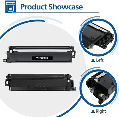 INFITONER TN248XL Toner 5er-Pack kompatibel für Brother MFC-L3760CDW